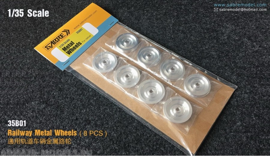 

35B01-ASBR Железнодорожные металлические колеса 8 шт