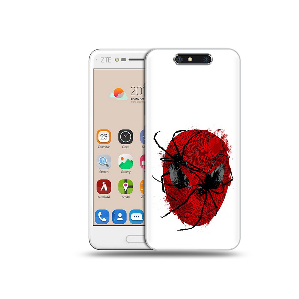 

Чехол MyPads Tocco для ZTE Blade V8 человек паук (PT100217.451.673), Прозрачный, Tocco