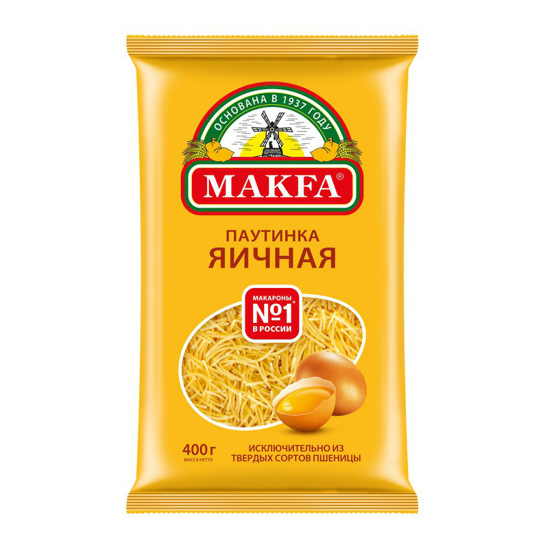 

Макаронные изделия Makfa Паутинка яичная 400 г