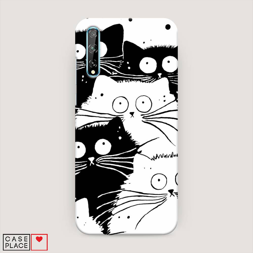 

Чехол Awog "Коты черно-белые" для Huawei Y8p