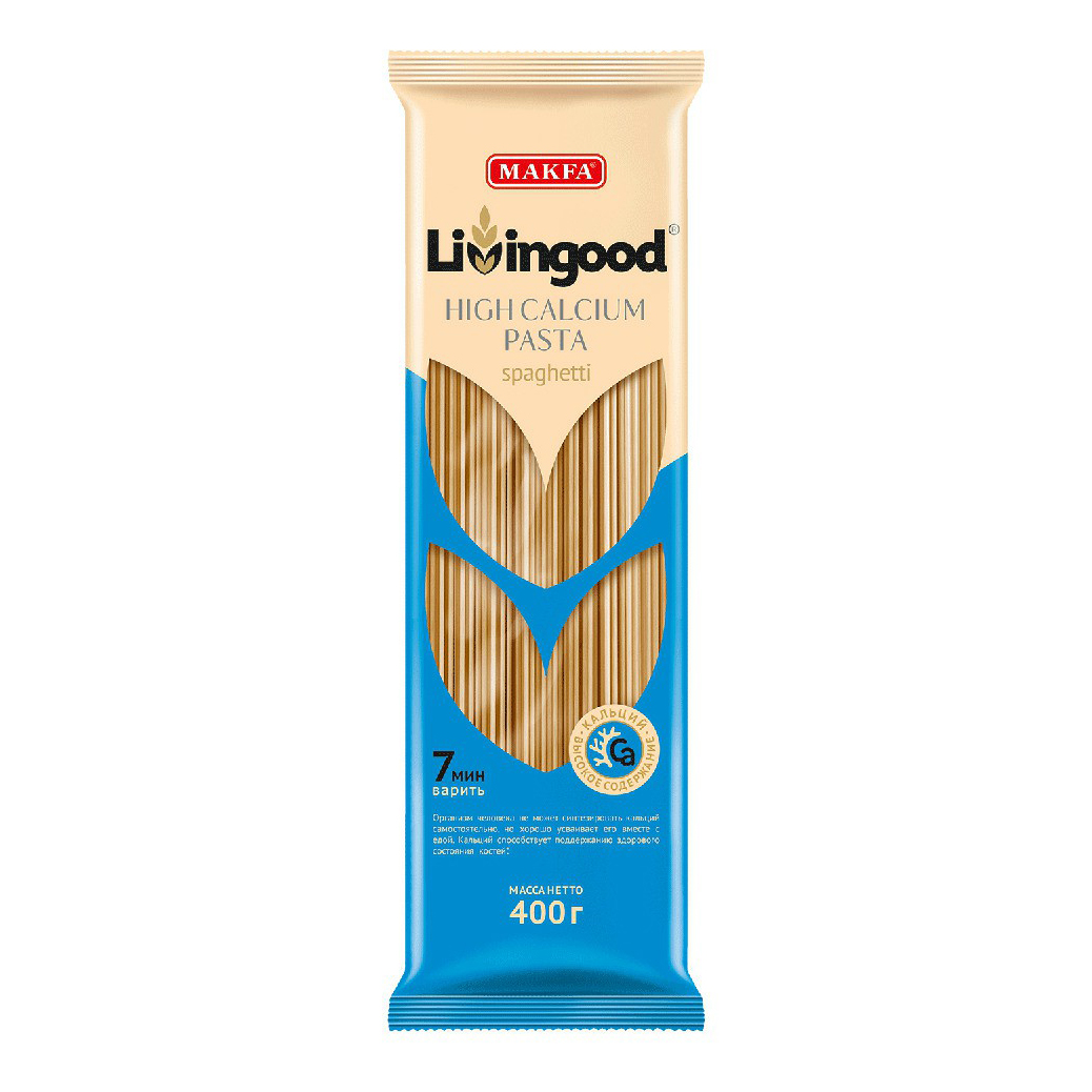 

Макаронные изделия Makfa Livingood Спагетти с водорослями 400 г