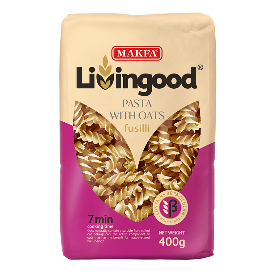 

Макаронные изделия Makfa Livingood Фузилли овсяные 400 г