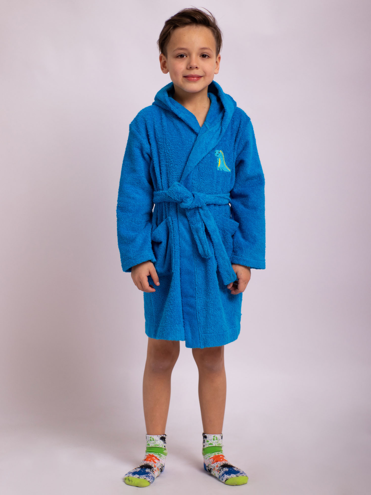 

Халат детский Batik 019_ХЛ22, бирюзовый, 98, 019_ХЛ22