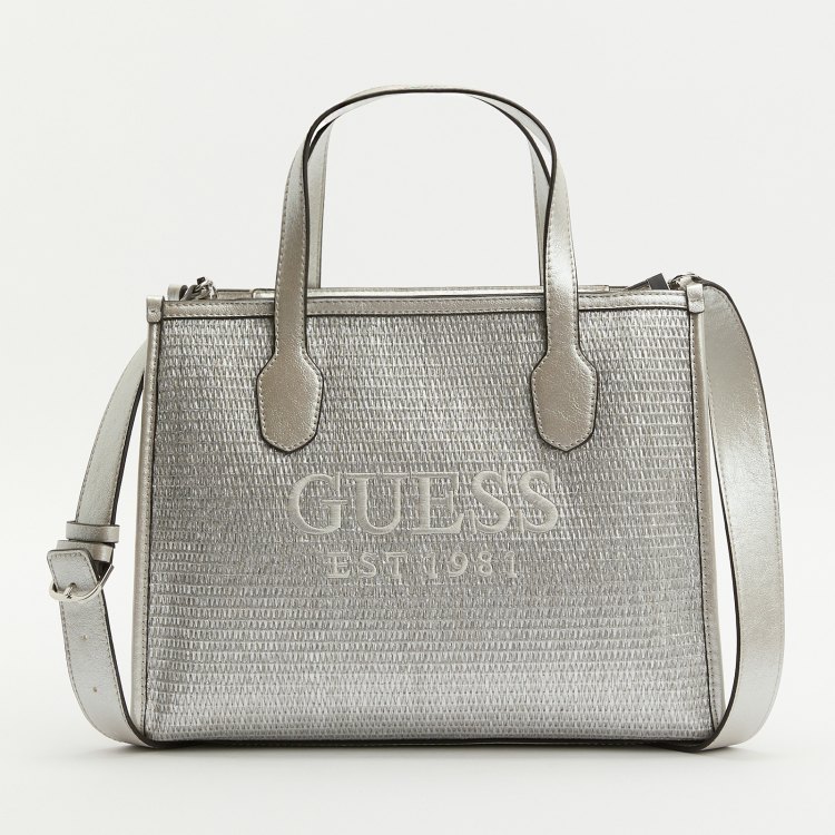 

Сумка женская Guess HWWY8665220 серебряная, Серебристый, HWWY8665220
