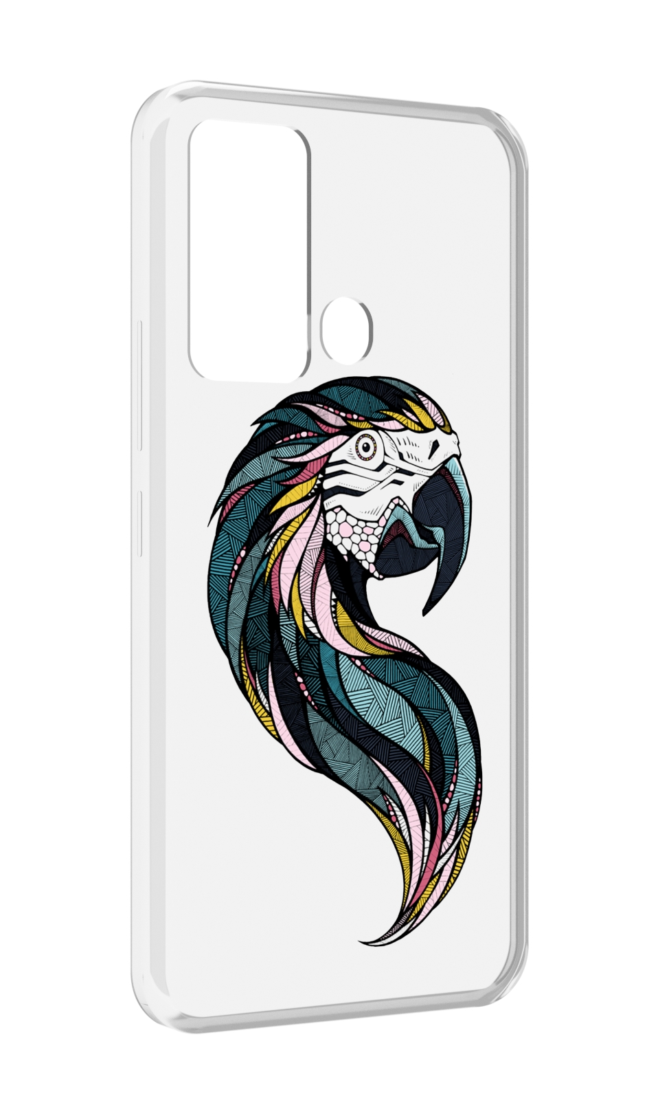 

Чехол MyPads полупопугай для ITEl Vision 3, Прозрачный, Tocco