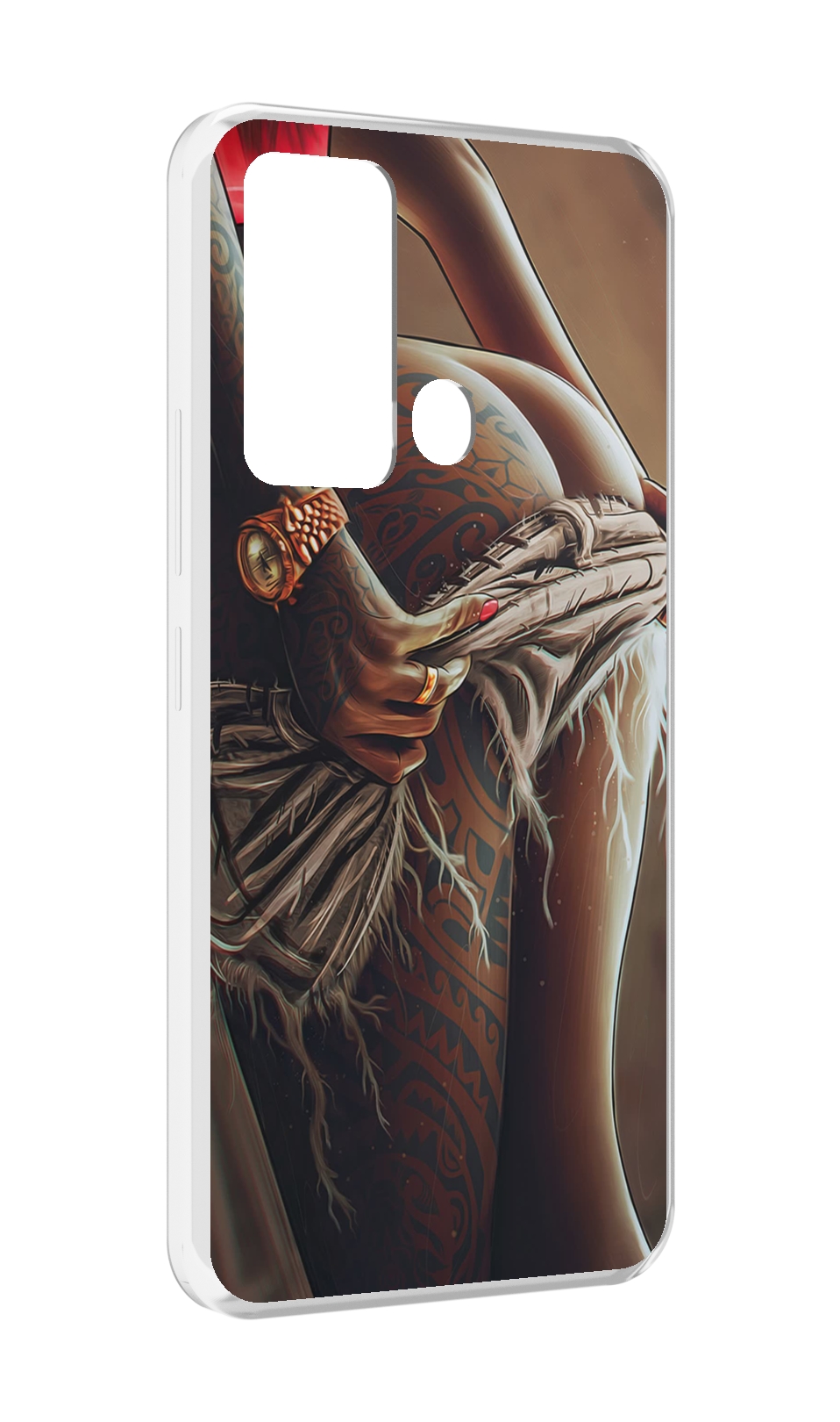 

Чехол MyPads полуголая девушка фотография женский для ITEl Vision 3, Прозрачный, Tocco