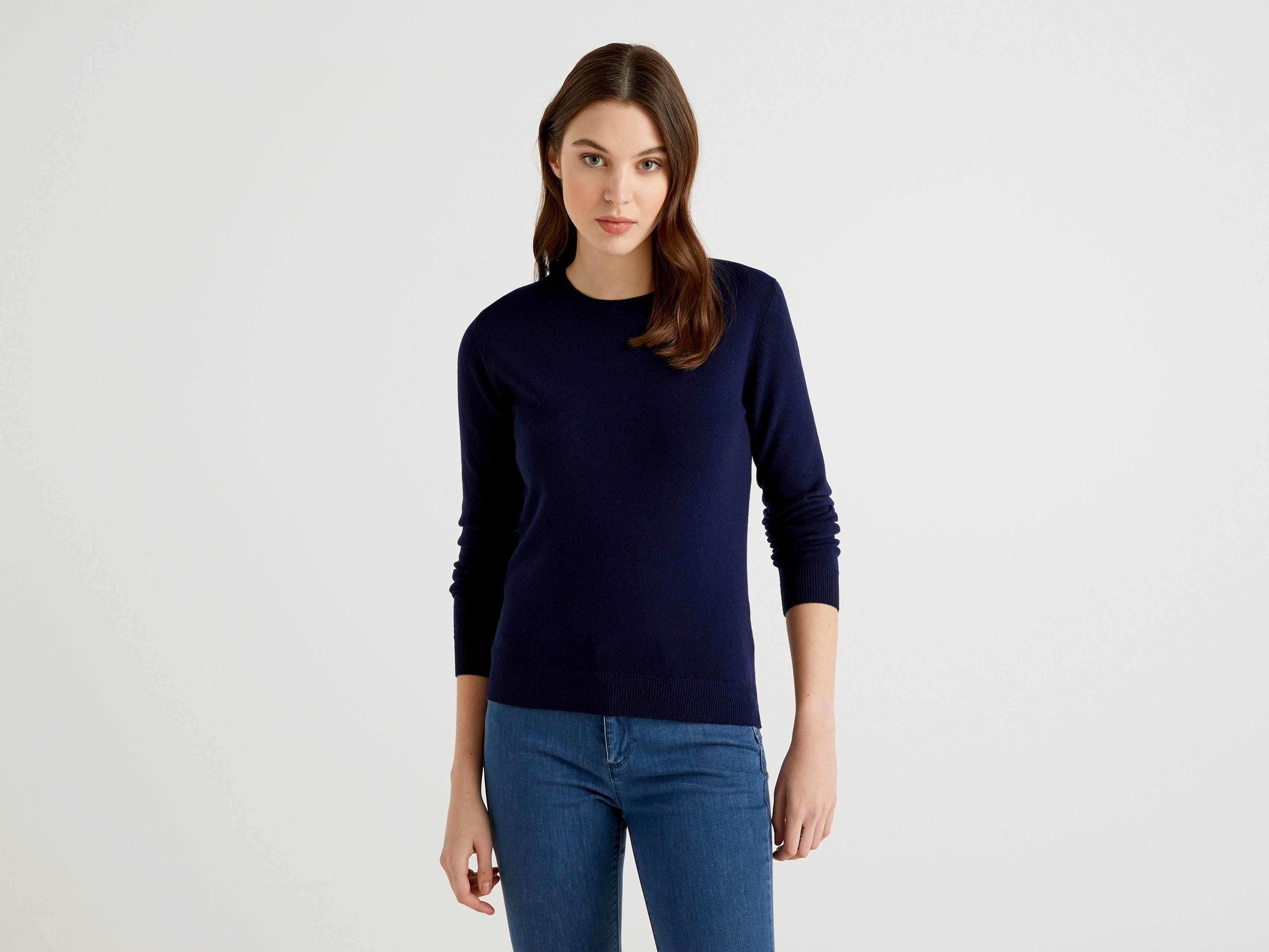 

Джемпер женский 21A_1002D1K01 United Colors of Benetton синий XL