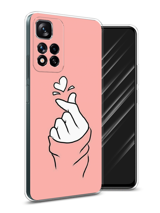 

Чехол Awog на Xiaomi Redmi Note 11 Pro Plus 5G "Любовь-щелк", Разноцветный, 312150-7