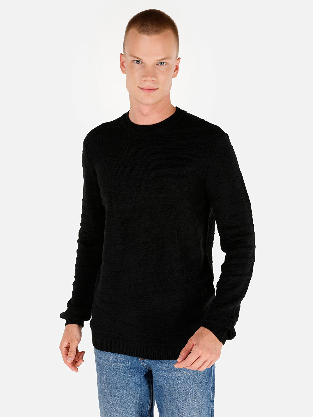 

Джемпер мужской Colin's CL1069901 черный 2XL, CL1069901