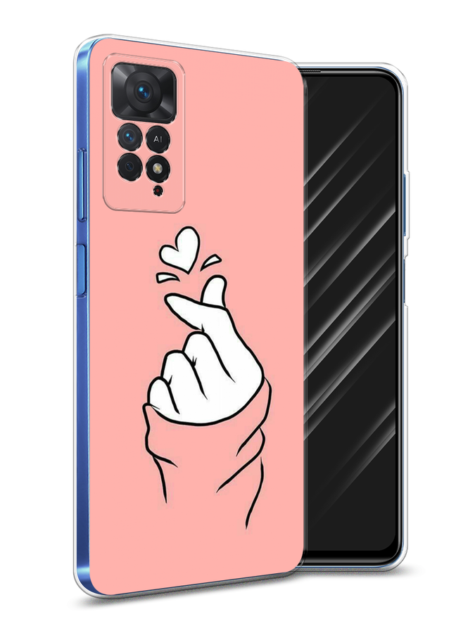 

Чехол Awog на Xiaomi Redmi Note 11 Pro "Любовь-щелк", Разноцветный, 315650-7
