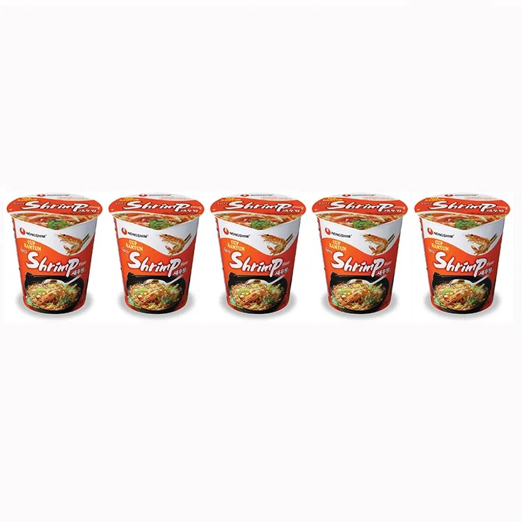 

Лапша NONGSHIM Shrimp острая со вкусом креветок (5 шт. по 67 г)