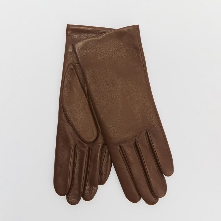 

Перчатки женские Agnelle INES/C100 шоколадные, р. 7, Коричневый, INES/C100