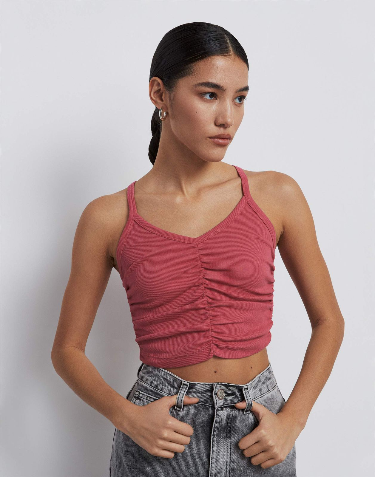 

Топ женский Gloria Jeans GTN004073 розовый XXS/158, GTN004073