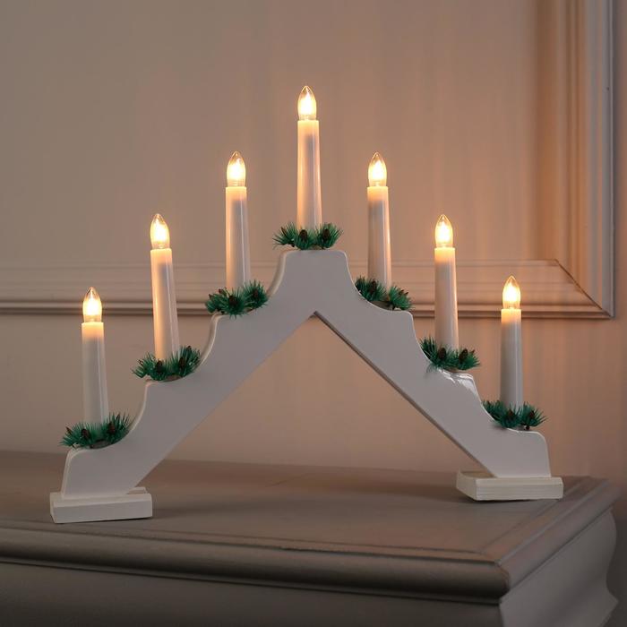 

Световая фигура Luazon Lighting Рождественская горка 3613127 белый теплый, Рождественская горка
