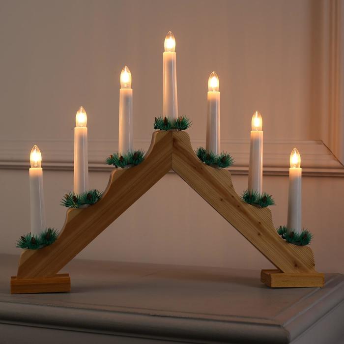 

Световая фигура Luazon Lighting Рождественская горка 3613126 белый теплый, Рождественская горка