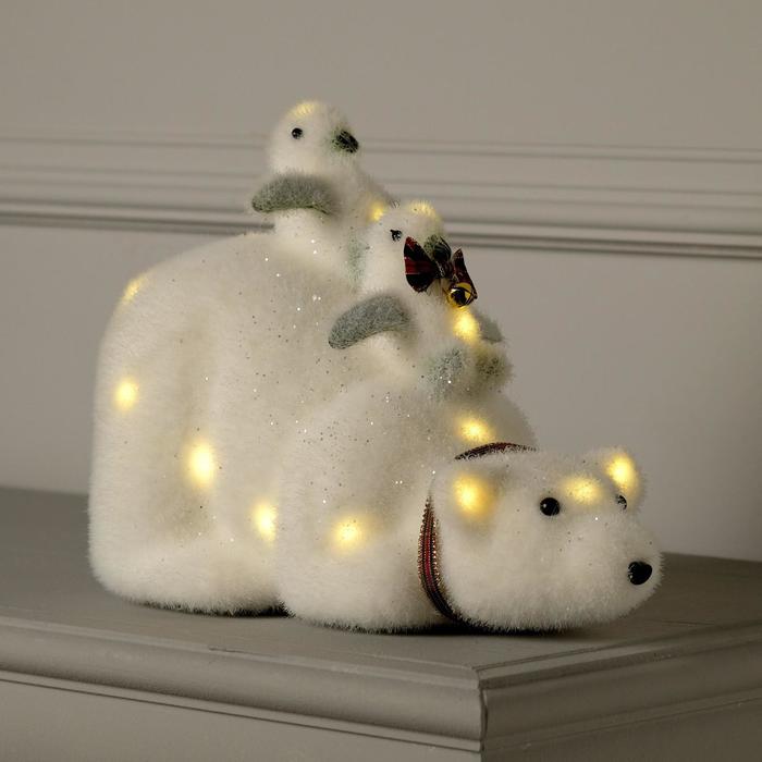 

Световая фигура Luazon Lighting Пингвины на медведе 4843992 белый теплый, Пингвины на медведе