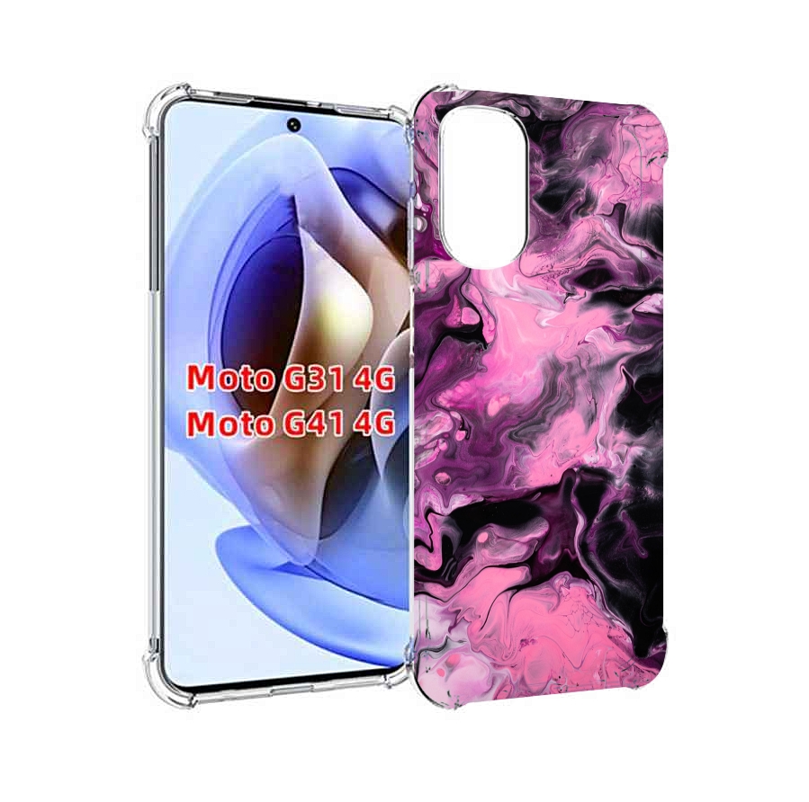 

Чехол MyPads смешивание-фиолетового для Motorola Moto G31 4G / G41 4G, Прозрачный, Tocco