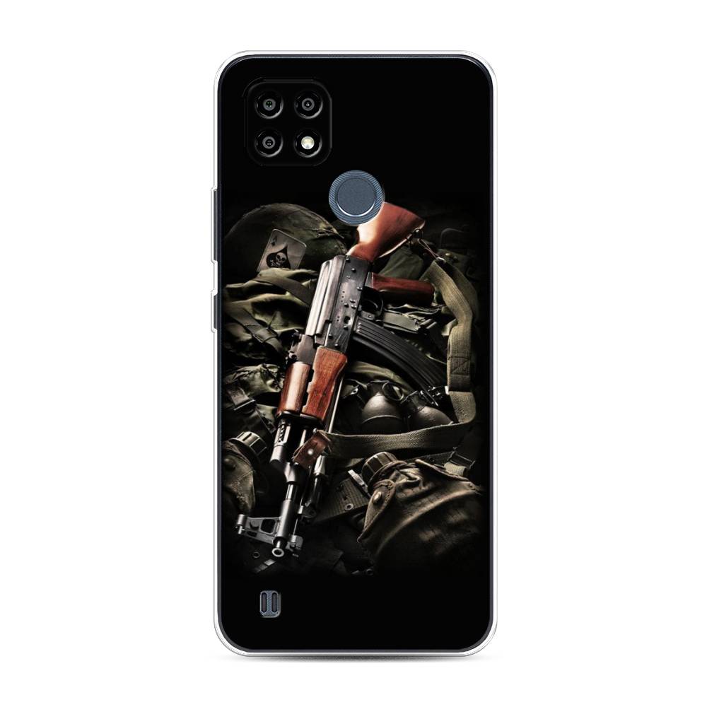 фото Силиконовый чехол "автомат" на realme c21y awog