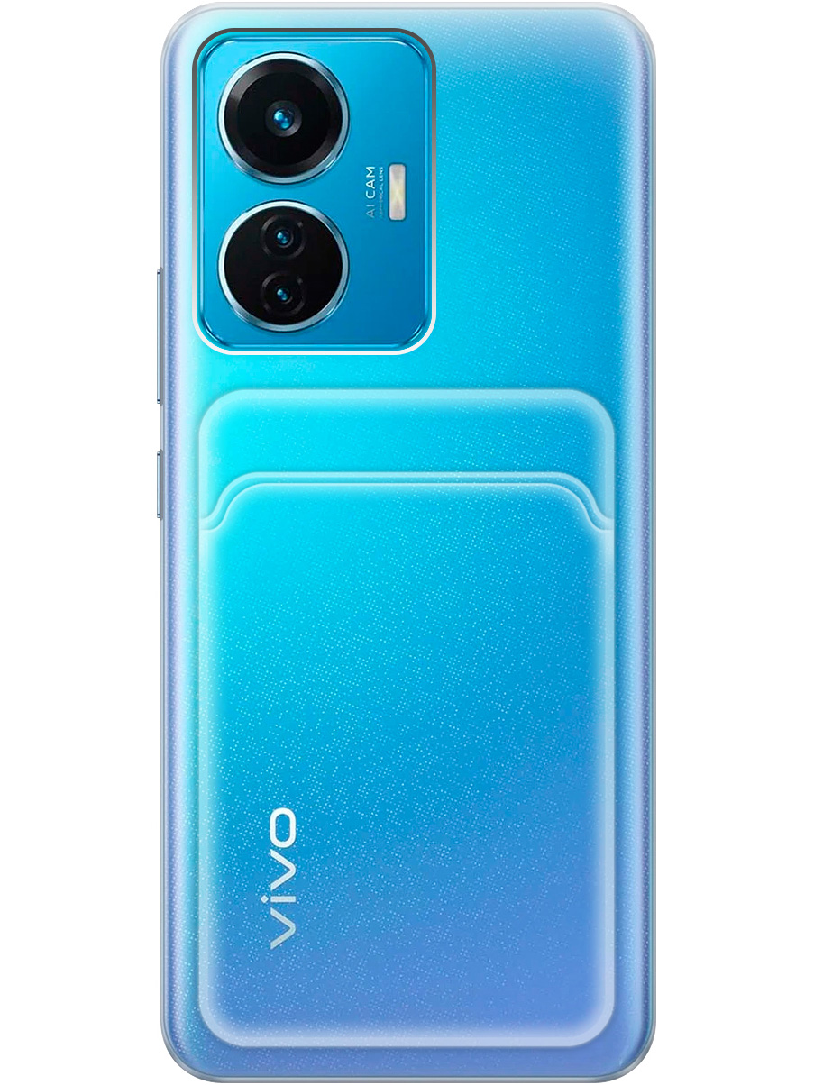 

Силиконовый чехол на Vivo T1 прозрачный, 20012010