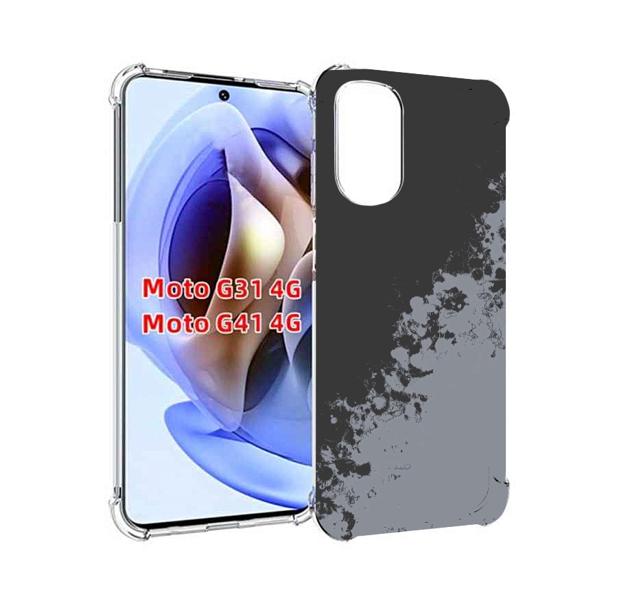 

Чехол MyPads серый-эстетичный для Motorola Moto G31 4G / G41 4G, Прозрачный, Tocco