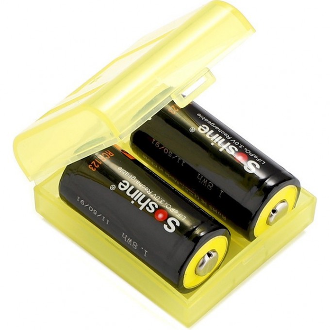 

Защищенный аккумулятор Soshine 16340 LiFePO4 600 mAh