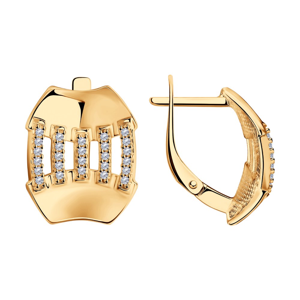 

Серьги из серебра с фианитом SOKOLOV 93021037, 93021037
