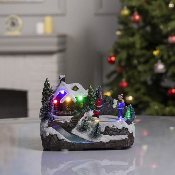 

Световая фигура Luazon Lighting Новогодний город 4357378 разноцветный/RGB, Новогодний город