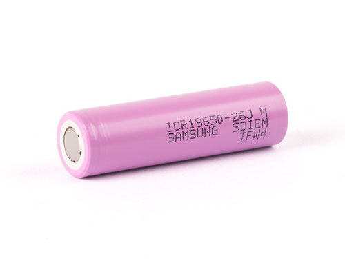 Аккумулятор Li-ion Samsung ICR18650-26J 2600 mAh с выводами без защиты 678₽