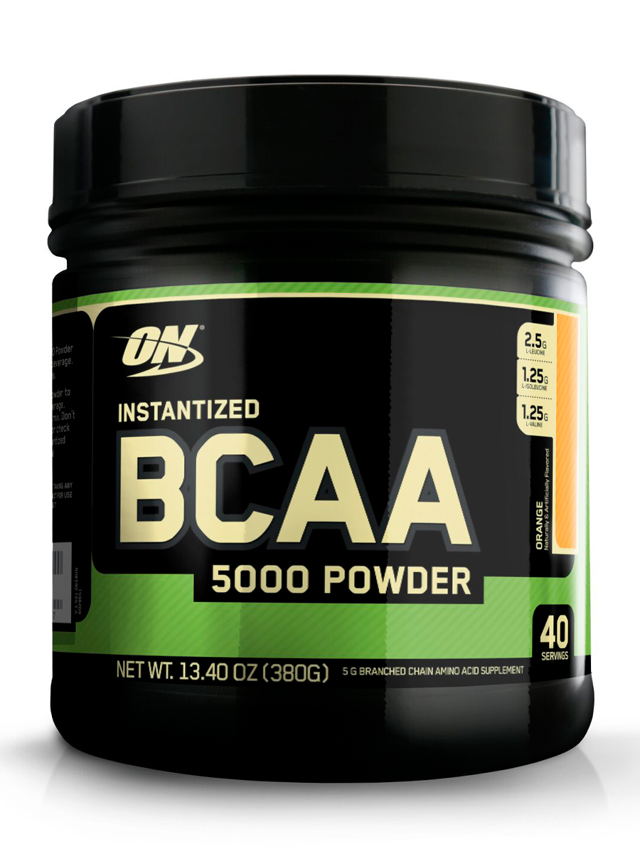 Optimum Nutrition Instantized BCAA 5000 Powder 245 г, orange