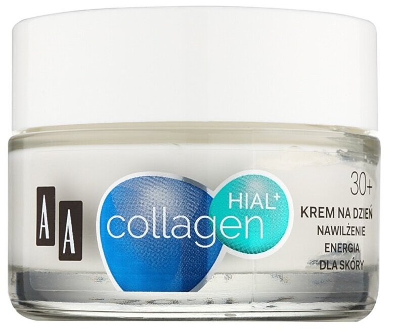 

AA COLLAGEN HIAL+ Антивозр. Дневной крем AA Cosmetic свежесть и пробуждение кожи, 50 мл, 105961