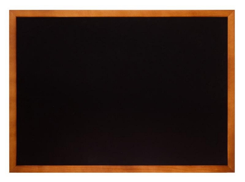 фото Доска attache меловая немагнитная 42x59 см черная грифельная 1043382
