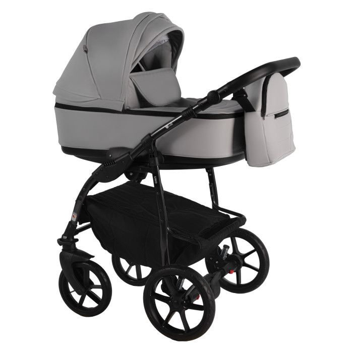 

Коляска SevillaBaby Uno 2 в 1 Светло-серый экокожа, Uno-03