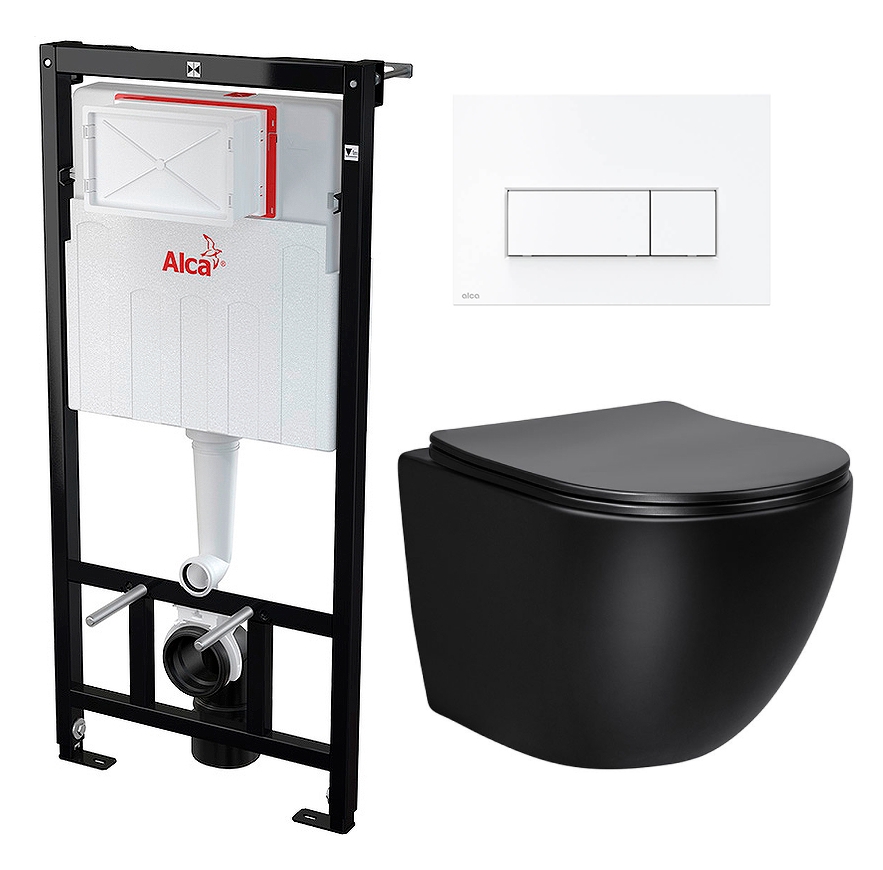 

Комплект инсталляция AlcaPlast + Унитаз Globo + кнопка белая