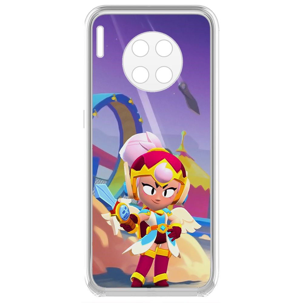 

Чехол-накладка Brawl Stars-Валькирия Джанет для Huawei Mate 30, Прозрачный