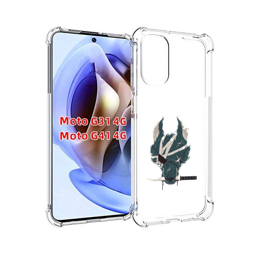 

Чехол MyPads волк-разбойник для Motorola Moto G31 4G / G41 4G, Прозрачный, Tocco