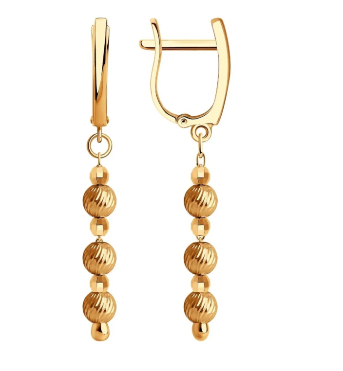 

Серьги из красного золота SOKOLOV 028851, 028851