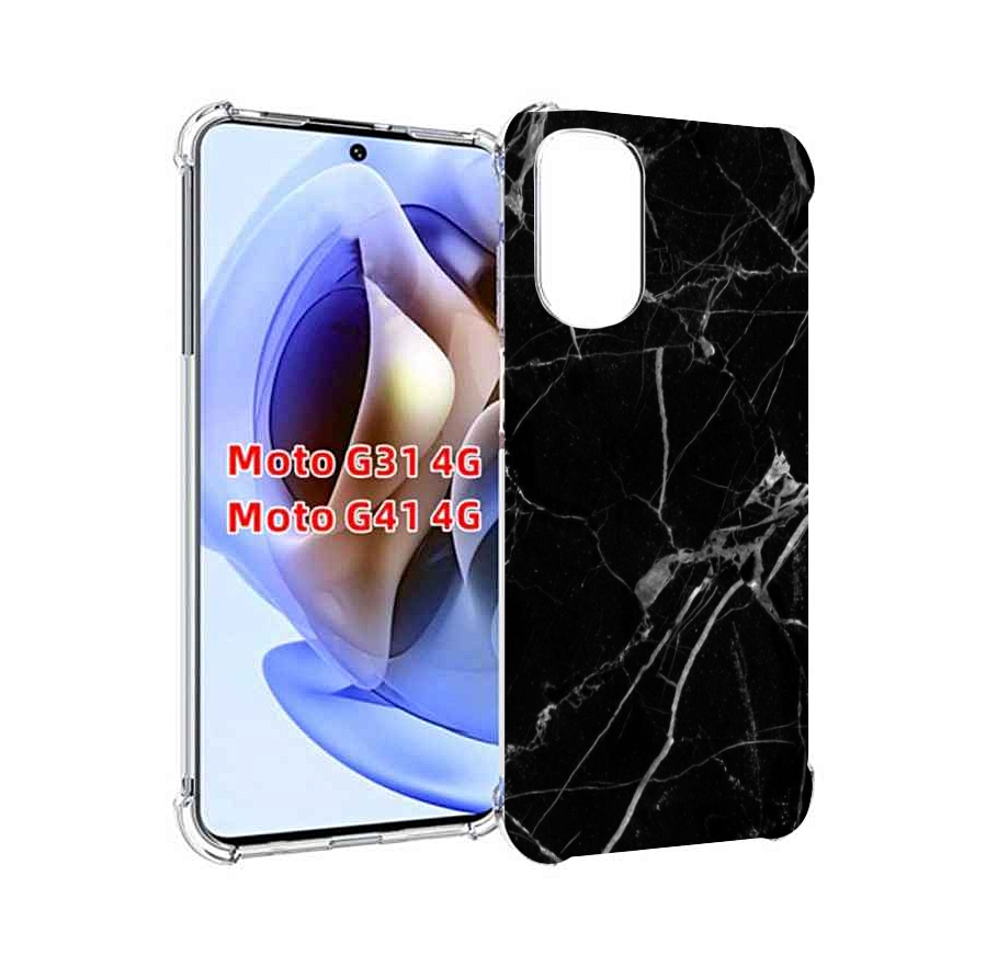 

Чехол MyPads разбитое стекло для Motorola Moto G31 4G / G41 4G, Прозрачный, Tocco