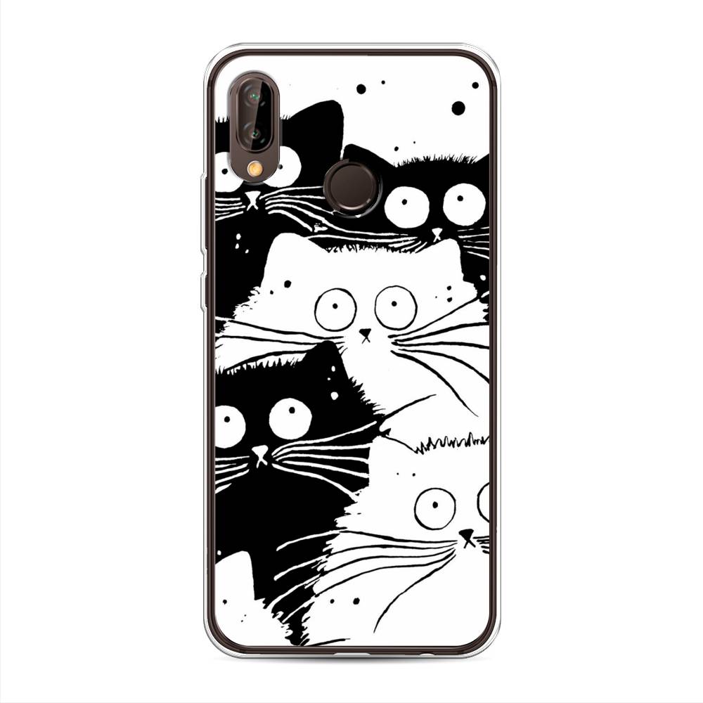 

Чехол Awog "Коты черно-белые" для Huawei Nova 3
