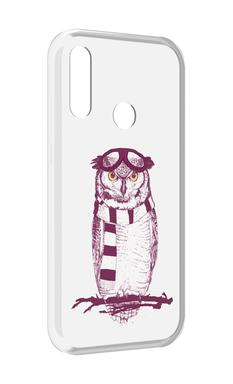 

Чехол MyPads сова-летчик для Lenovo Z6 Pro Youth Edition / Z6 Pro Lite, Прозрачный, Tocco