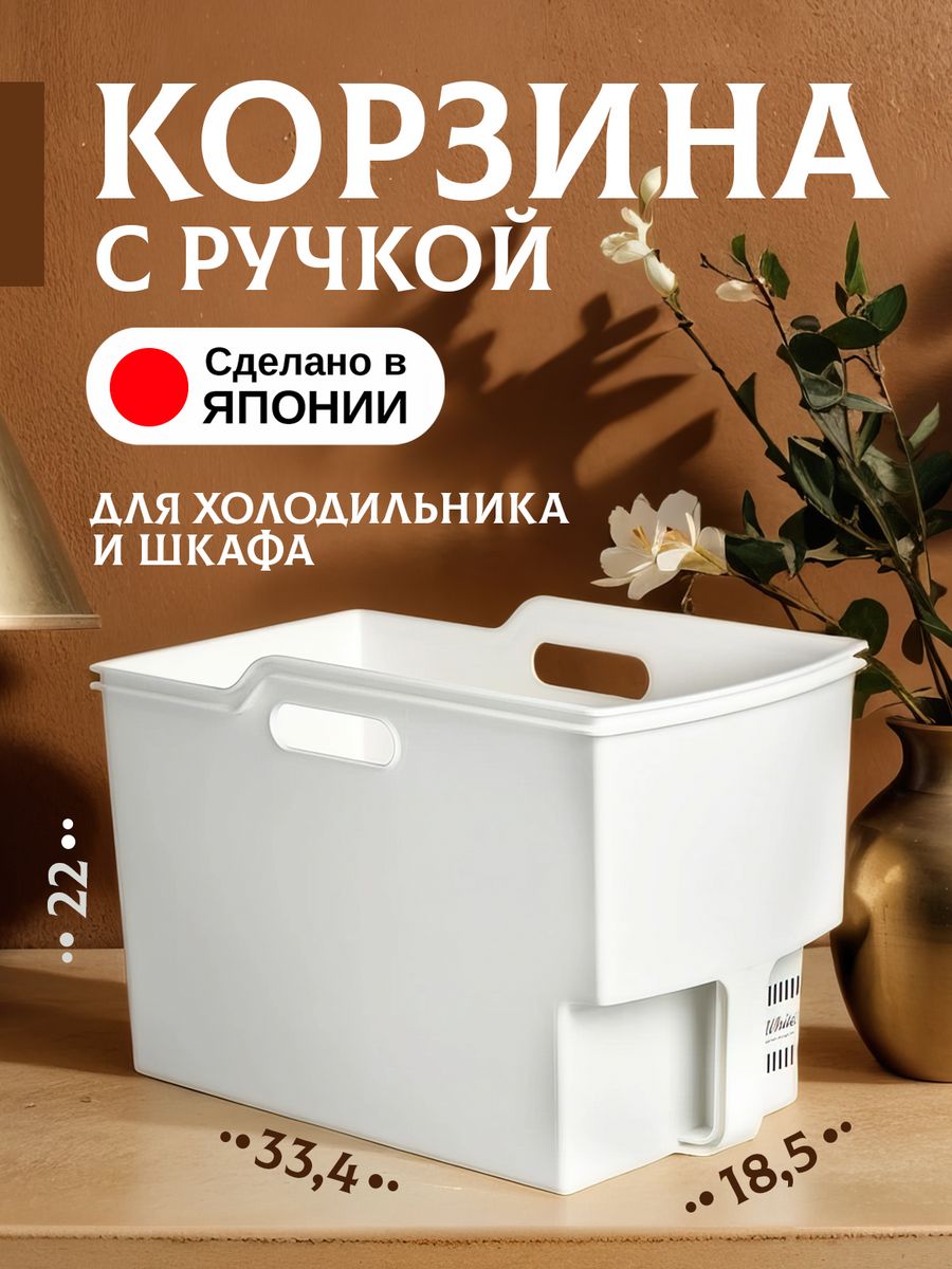 

Корзина Sanada для кухни и холодильника 18,5х33,4х22 см, 015286