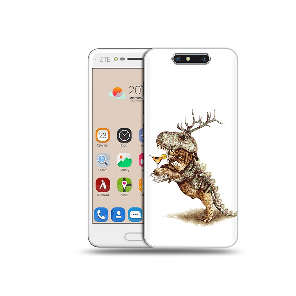 

Чехол MyPads Tocco для ZTE Blade V8 тематическая вечеринка (PT100217.451.638), Прозрачный, Tocco