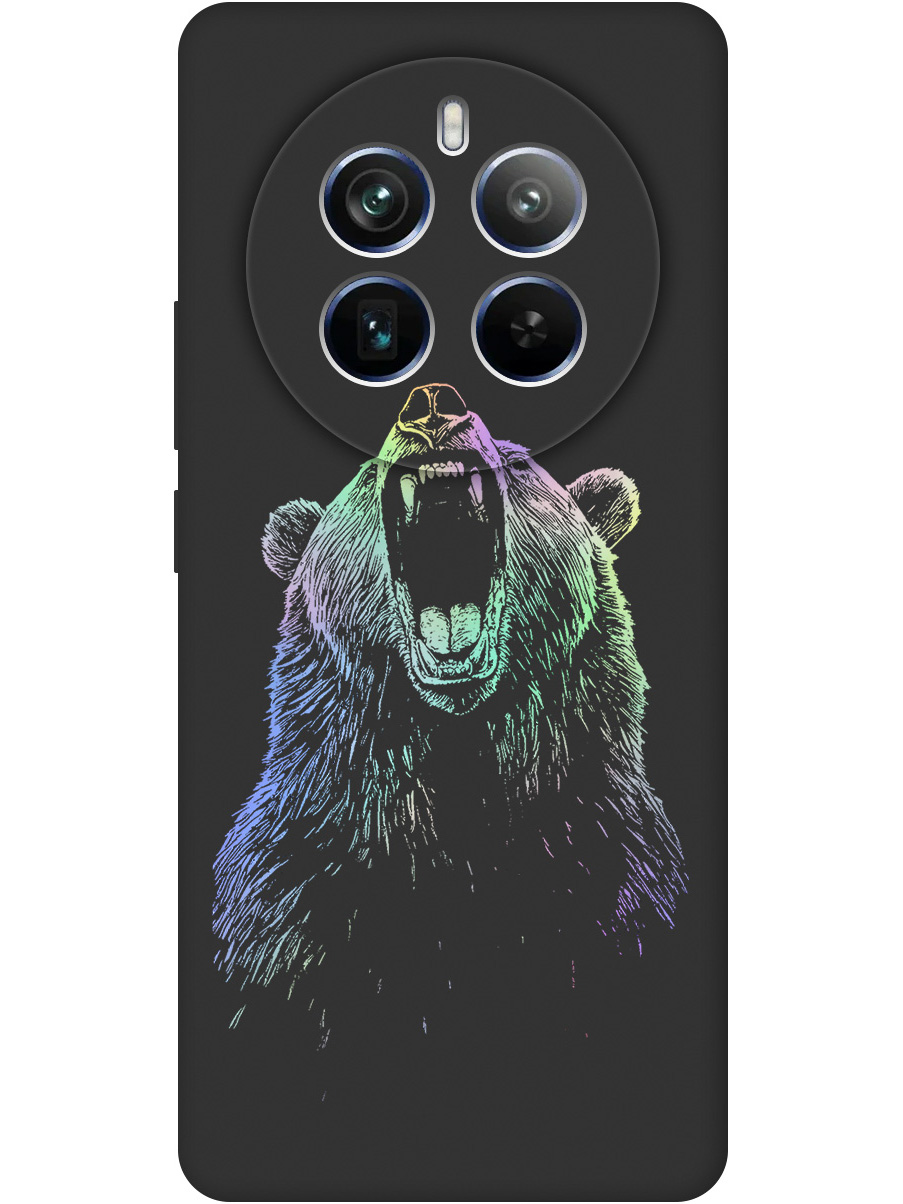 

Силиконовый чехол на Realme 12 Pro 5g / 12 Pro+ 5g с принтом матовый черный 848968, Черный;серебристый, 782631813