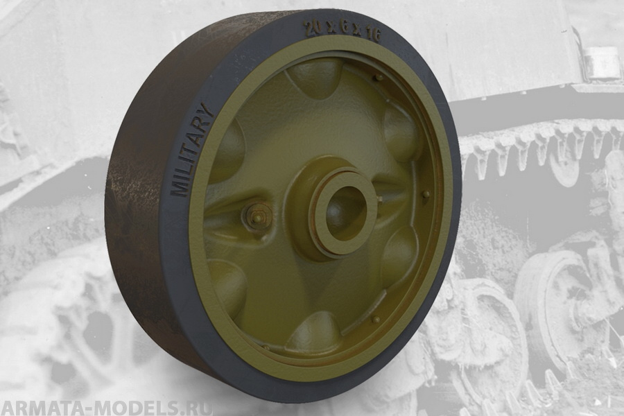 

35003FURY Штампованные катки для US light tank M5A1/M8 HMC stamped roadwheels set A