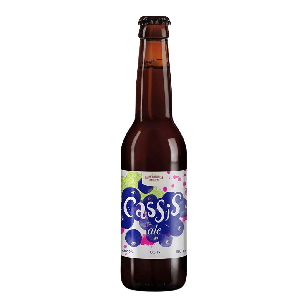 

Пивной напиток Cassis Ale Специальное № 6 светлое 6% 0,33 л