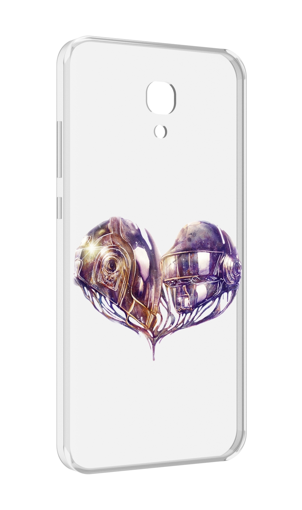 

Чехол MyPads сердце абстракция для Meizu M6 (M711Q), Прозрачный, Tocco