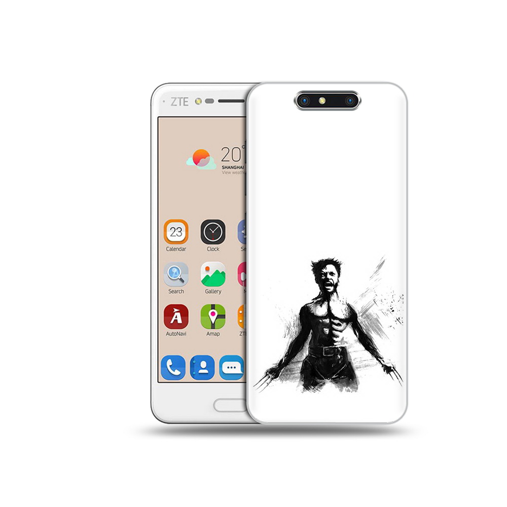 

Чехол MyPads Tocco для ZTE Blade V8 росомаха (PT100217.451.587), Прозрачный, Tocco