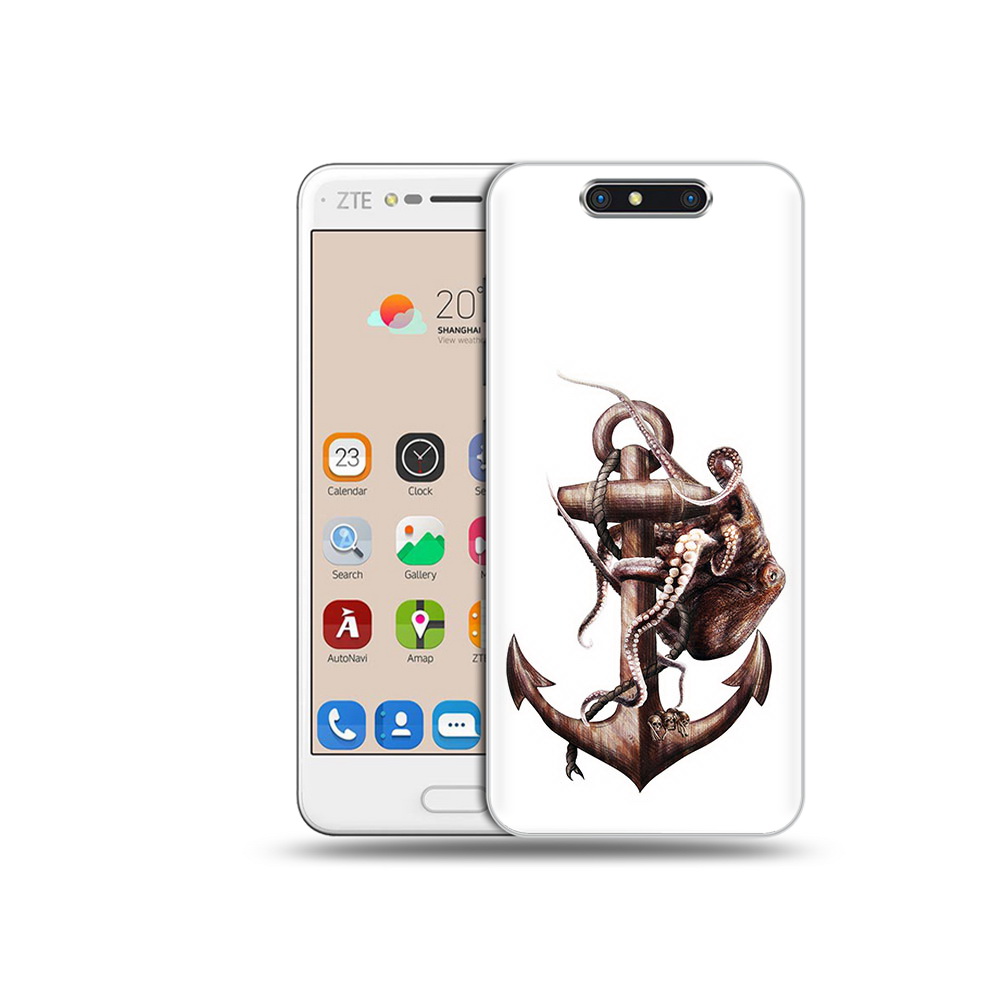 Чехол MyPads Tocco для ZTE Blade V8 ржавый якорь (PT100217.451.579)