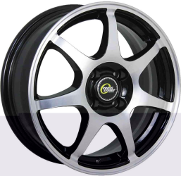 

Колесный диск Cross Street CR-15 6,5x16 5x114,3 D67.1 ET38 цвет BKF (черный)