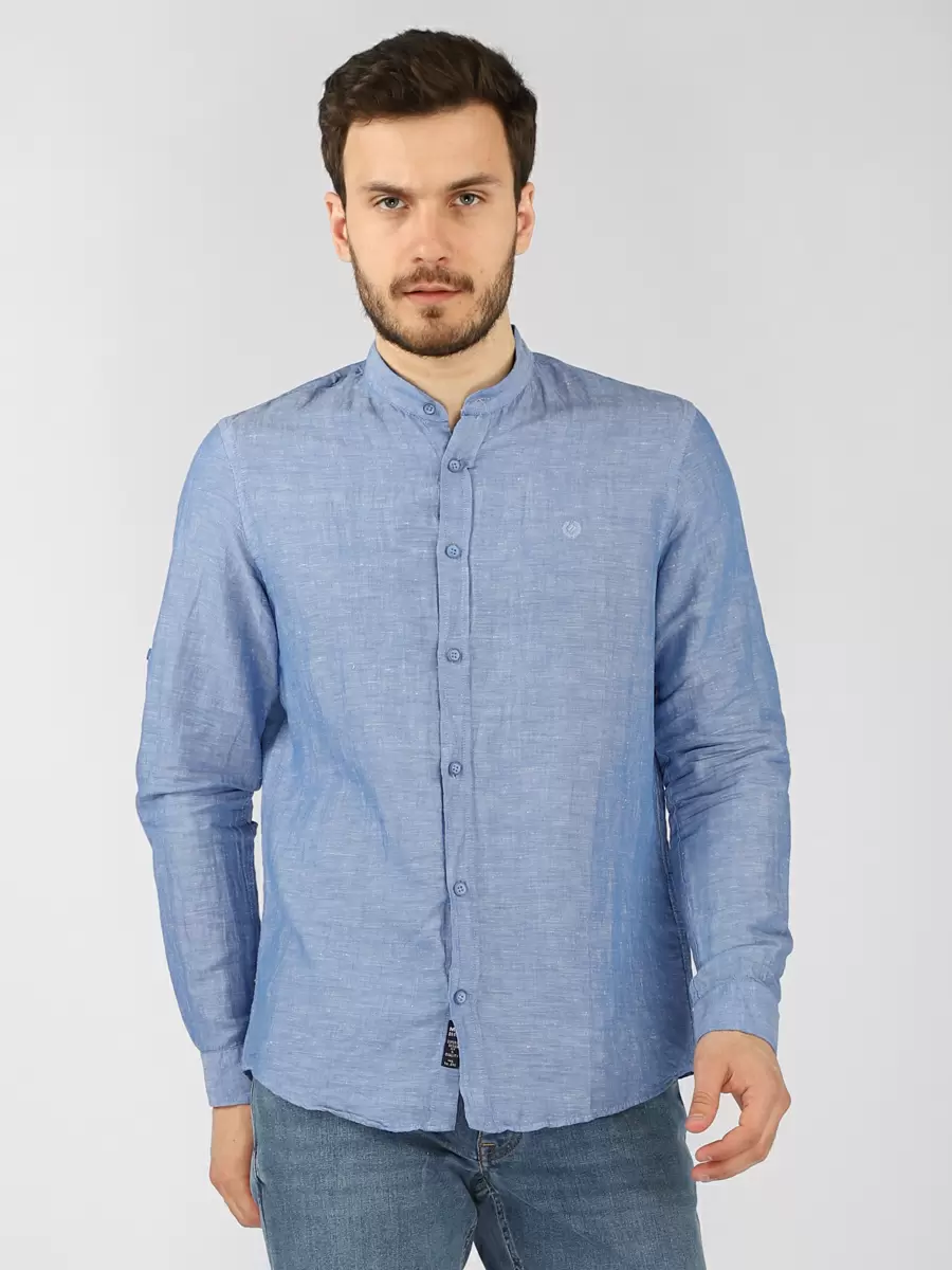 

Рубашка мужская MCL SQ69825 синяя XXL, SQ69825