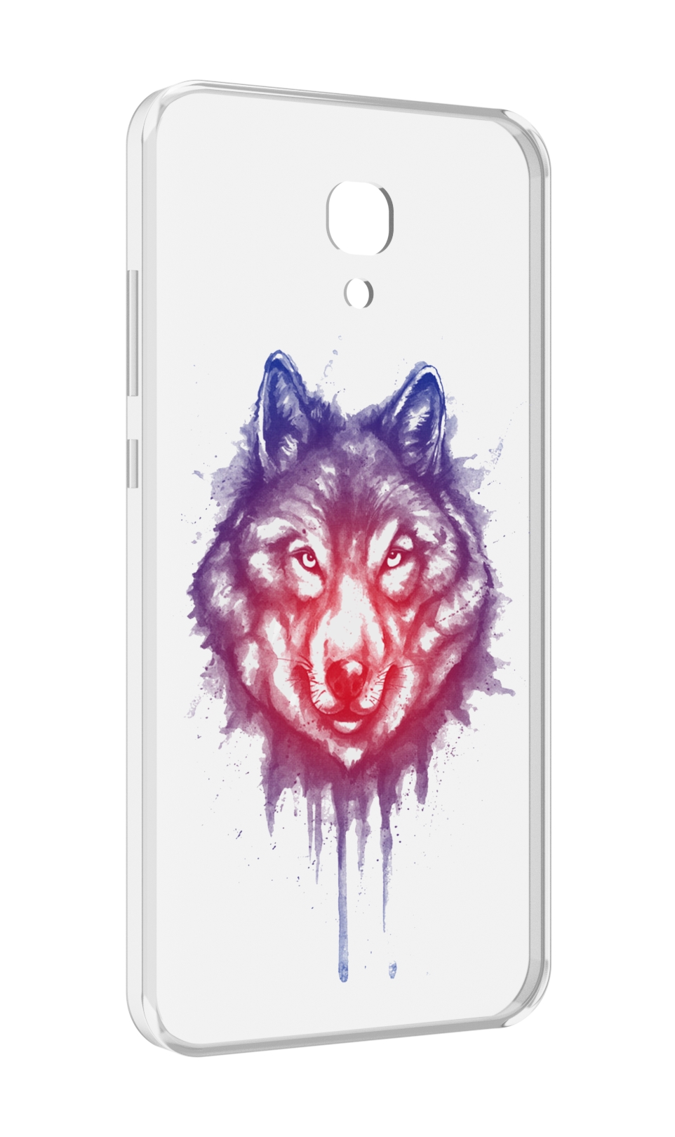 

Чехол MyPads пушистый волк для Meizu M6 (M711Q), Прозрачный, Tocco